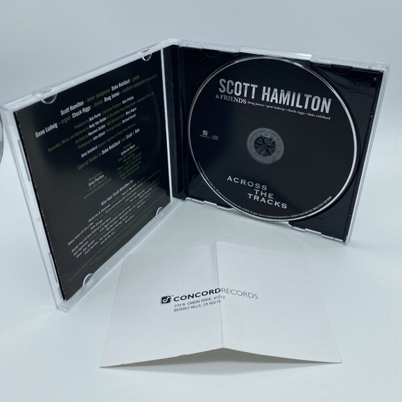 Scott Hamilton & Friends -Across The Tracks (CD 2008 Concord Jazz) First Edition - Picture 5 of 6